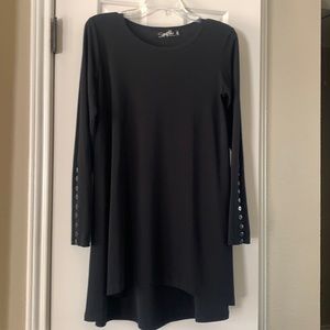 Black top, fun to wear.